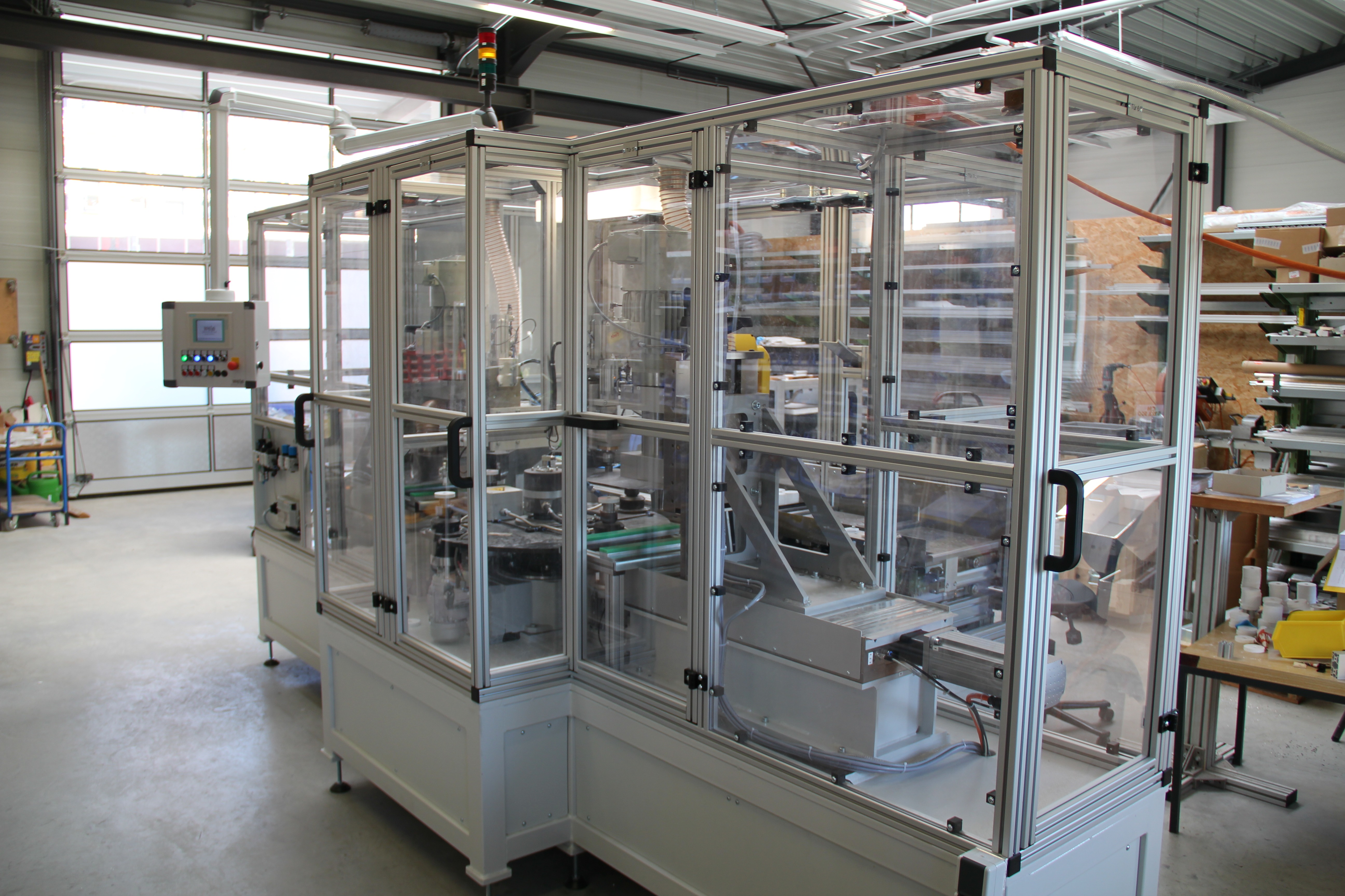 Doppelgreifer-Maschine Anlage